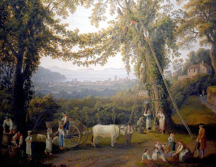Jacob Philipp Hackert Vendanges d autrefois ou L automne Spain oil painting art